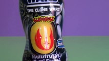 Star Wars surprise egg drink, fruits juice with Star Wars surprises.