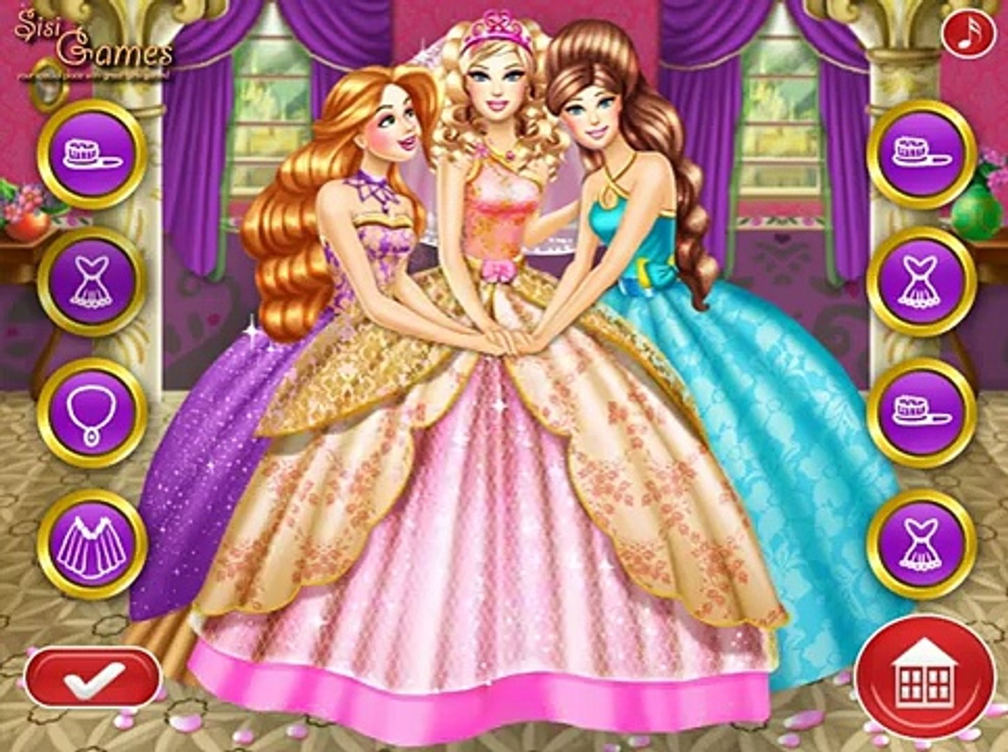 barbie games wedding dressup and makeup