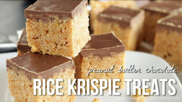 Peanut Butter Rice Krispie Treats!! PB Crispy Bar Recipe