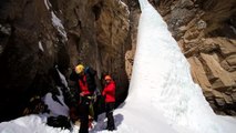 Buzul Şelalesine Tırmanış