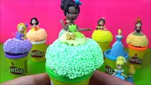 Disney Princess Little Kingdom Play Foam Play-doh Toys Surprise! Learn Colors Toys Kids Floam Video
