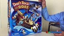 Family Fun Game for Kids Dont Rock The Boat Jake and The Never Land Pirates Egg Surprise Toys