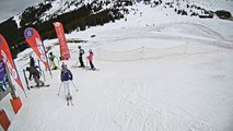 MERIBEL SLALOM 20170221 Snowboard Bert vs ski Virgile 11a