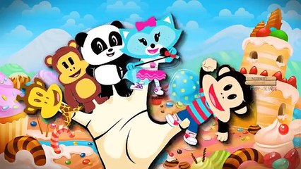 Little Baby Nursery Rhymes W/ Animals Head Finger Family | Lion King Kong Finger Family Ba