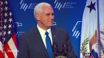 Le vice-président Mike Pence s'adresse à la coalition juive républicaine à Las Vegas