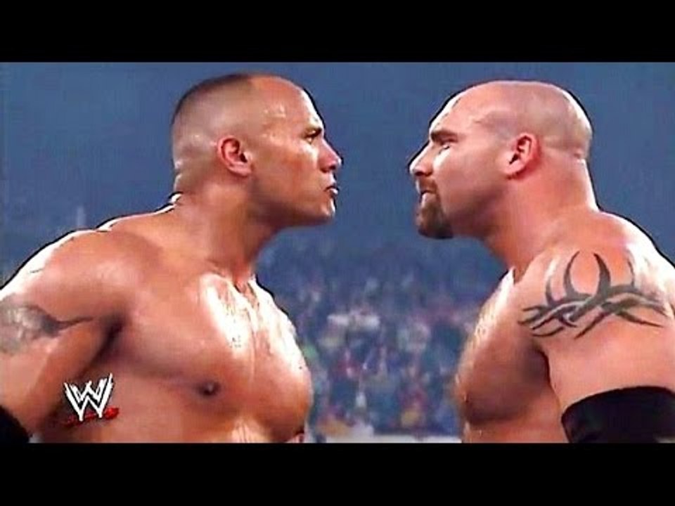 WWE Goldberg VS Rock