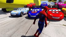 FUN COLOR CARS Transportation - Spiderman Cartoon for Kids w Colors for Toddlers Nursery R