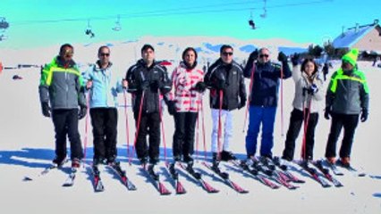 Görme Engelliler Kayakta Engel Tanımadı