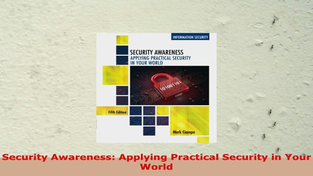 READ ONLINE Security Awareness Applying Practical Security in Your World