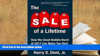 Best Ebook  The Sale of a Lifetime: How the Great Bubble Burst of 2017 Can Make You Rich  For Full
