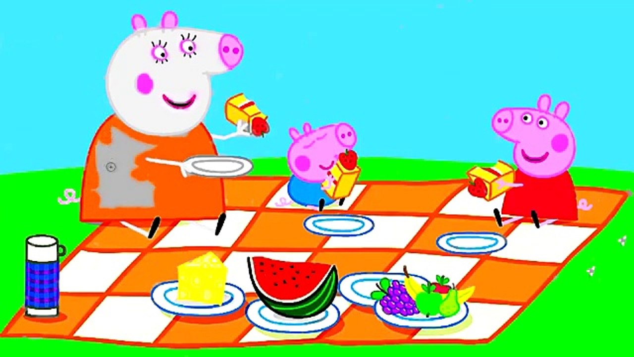 Peppa Pig Para Colorear Páginas Con Crayola Crayon Peppa Colores De La Misma