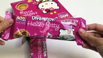 Hello Kitty Surprise Egg and Arluy Diverchok Cookies Surprise Egg Unboxing - Surprise Toy