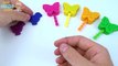 Fun Play and Learn Colours with Lollipop Play Dough Butterfly with Ducks Molds for Kids