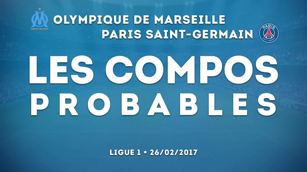 OM-PSG : les compos probables