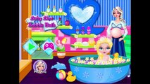 Disney Frozen Games - Princess Baby Elsa Bubble Bath