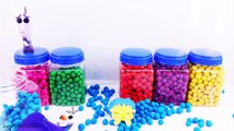 Learn Colors with Playdoh Dippin Dots Funko Pop Toy Surprises Frozen Inside Out Yo Gabba Gabba