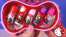 Hello Kitty Nail Spa Set [Nail Polish! Foot Spa Lotion! Lip Gloss! Lip Balm! Eyeshadow Spa