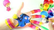 Glitter Body Painting Learning Colors for Children . Learn Disney Brilliant Colors with Body Paint