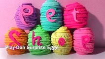 PLAY-DOH SUPRISE EGGS Mystery LPS Littlest Pet Shop Collection Playdough Toys AllToyCollec