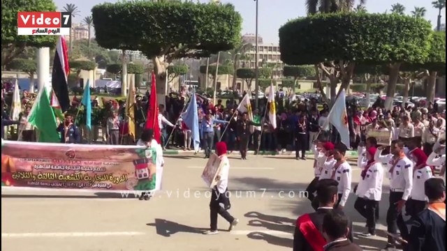 بالفيديو.. جامعة القاهرة تستضيف الدورة التجارية الكشفية الـ 33