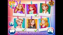 Disney Princess Elsa Anna Ariel Rapunzel Cinderella and Bell Photo Booth Game