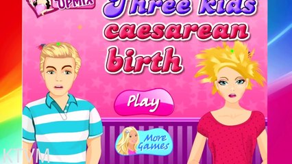 Three kids caesarean birth - Girls Game - Baby Game