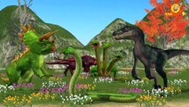 Learn Colors | King Kong Vs Dinosaurs | Cartoon Nursery Rhymes | Fun Learning Videos
