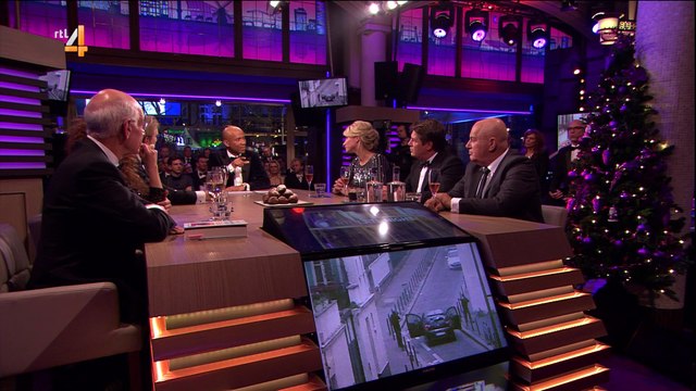 Dionne Stax bij Humberto Tan RTL Late Night oud en nieuw 2015 / 2016 over Charlie Hebdo