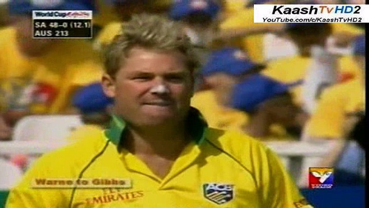 3 magical wickets shane warne vs SA