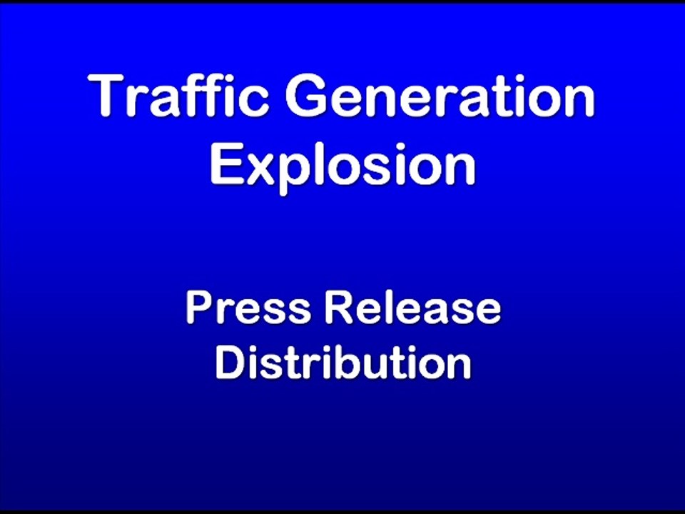 Method #10: Press Release Distribution