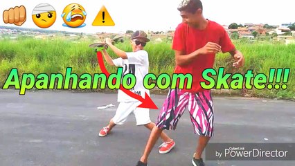 TRETA NO MEIO DO VÍDEO!Em: GAME OF SKATE(Ft. Anderson Silva) / Sai do Tédio!
