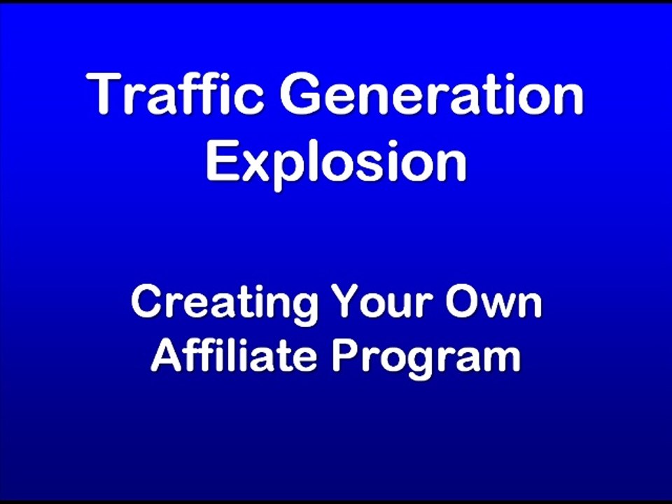 Method #17: Creating Your Own Affiliate Program