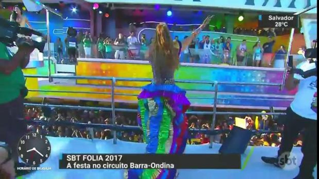 SBT Brasil mostra detalhes da festa no circuito Barra-Ondina