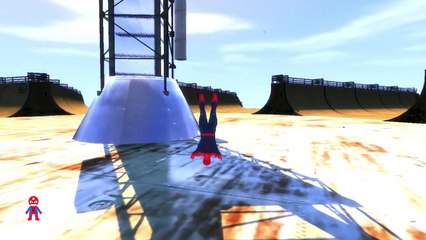 Spiderman Épica Moto Mega Saltos Divertida Película de Superhéroes y Rimas SHS