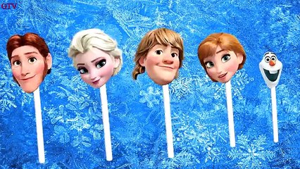 Скачать видео: Disney Frozen Lollipop Finger Family Songs - Daddy Finger Family Nursery Rhymes Lyrics For