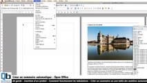 Comment créer un sommaire sous OpenOffie ?
