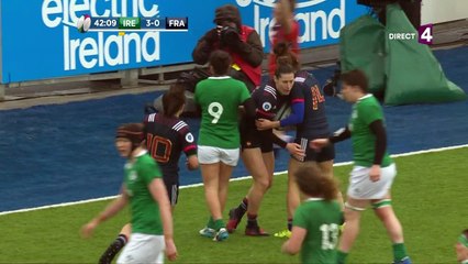 Rugby : 6 Nations féminin - Les Bleues marquent le premier essai
