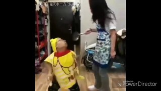 Funny Chinese videos - Prank chinese 2017 can't stop laugh ( NEW) #12-nBwrfZxv5a0