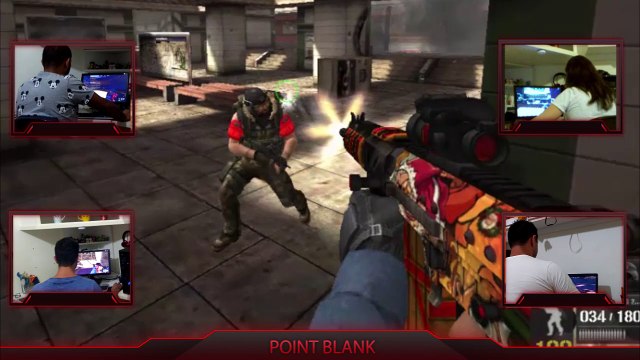 Jogando Point Blank - Homenagem aos meus amigos