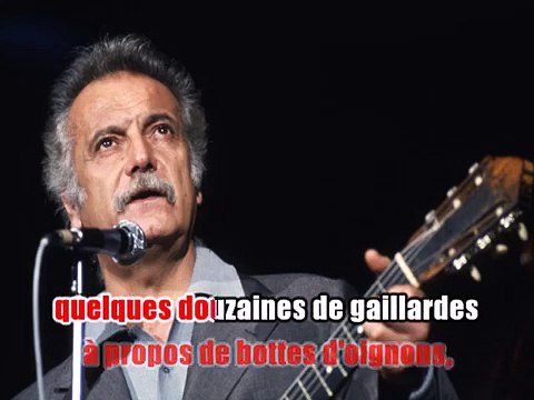 Georges Brassens - Hécatombe KARAOKE / INSTRUMENTAL