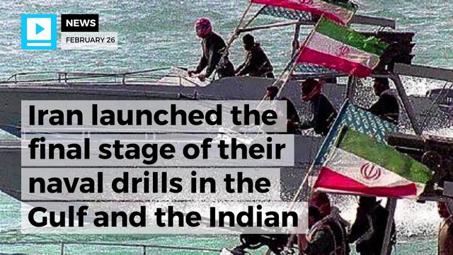 Iran launches naval drills amid rising US tensions