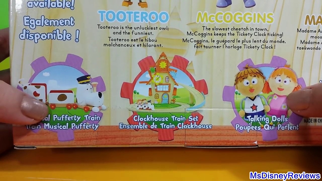 Tickety Toc Playset Tommy,Tallulah,McCoggins, Hopparoo, Tooteroo Madame Au Lait Unboxing Review