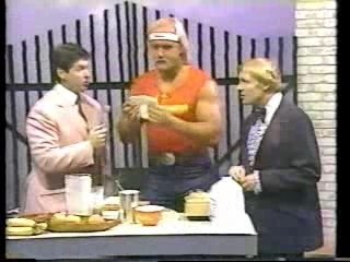 Hulk Hogan Makes Protein Shakes (TNT Show 06.17.84)