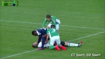 Francis Kone Saved Opposing Goalkeeper Martin Berkovec's Life With This Quick Reaction!