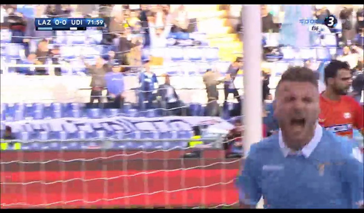 Ciro Immobile Goal HD - Lazio 1-0 Udinese - 26.02.2017