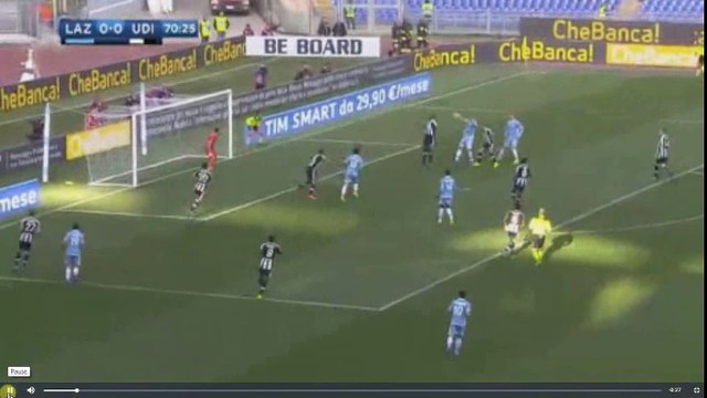 Immobile Penalty Goal - Lazio vs Udinese 1-0 26.02.2017 (HD)