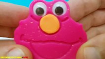 Fun Learning Colours with Elmo Play Dough and Butterfly Cookie Cutters for Kids