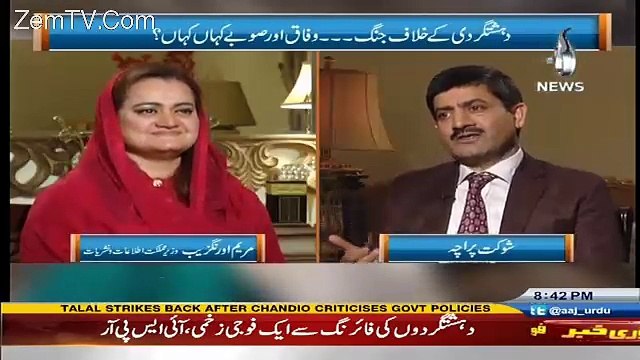 Maryam Aurenzeb Confidentaly Says That Panama Verdict Will Be In Favour Of Nawaz Shareef..!!