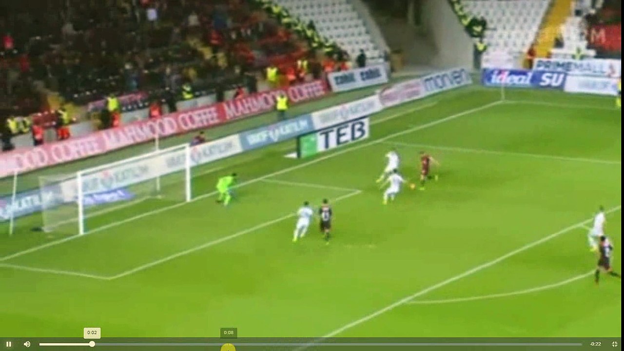 Yilmaz Goal - Gaziantepspor vs Fenerbahce 1-0 26.02.2017 (HD)