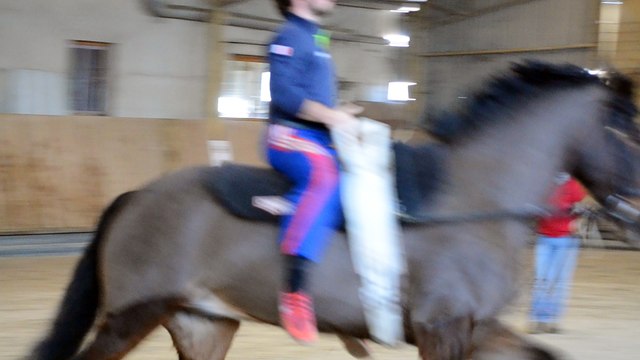 Nicolas Andréani vice-champion du monde 2014 de voltige équestre